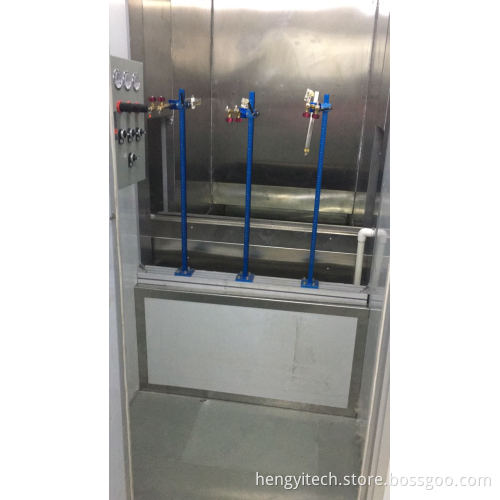 Automatic spray painting production line